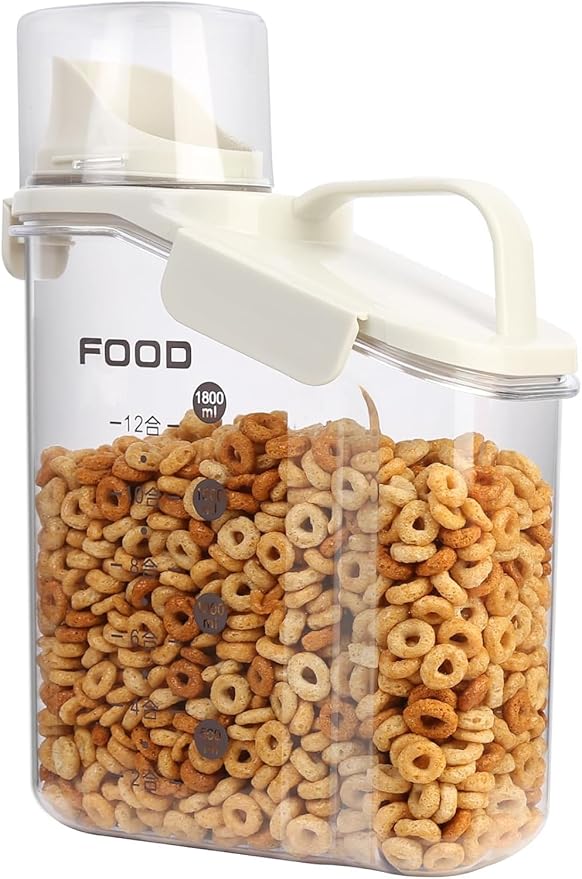 Récipients à céréales de 1,5 L hermétiques pour aliments secs