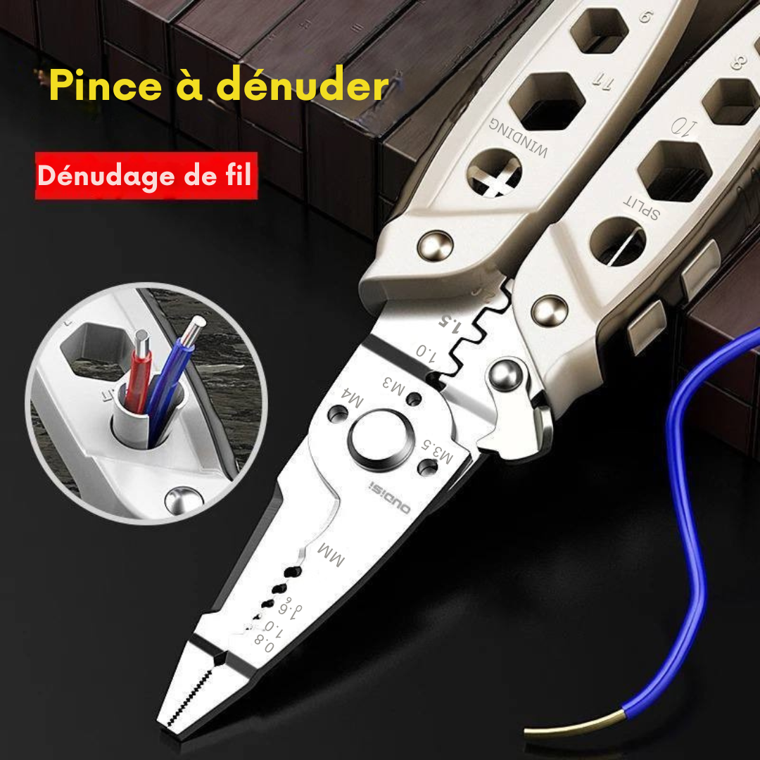 Pince À Dénuder À Fil Tranchant Multifonctionnelle