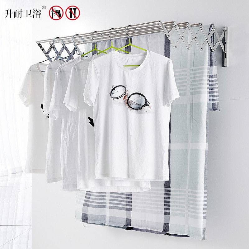 support extensible mural pour vetement