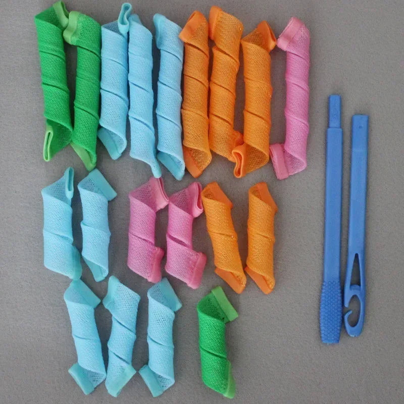 Bigoudis De Sommeil En Plastique, Boucles Sans Dommage Sans Chaleur