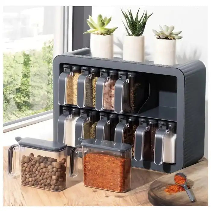 CrystalStack Organisateur Épices Premium