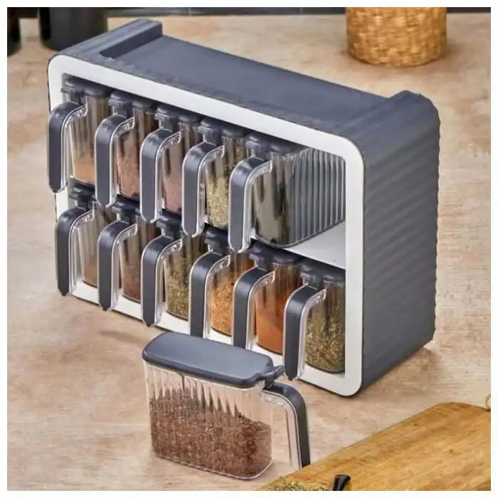 CrystalStack Organisateur Épices Premium