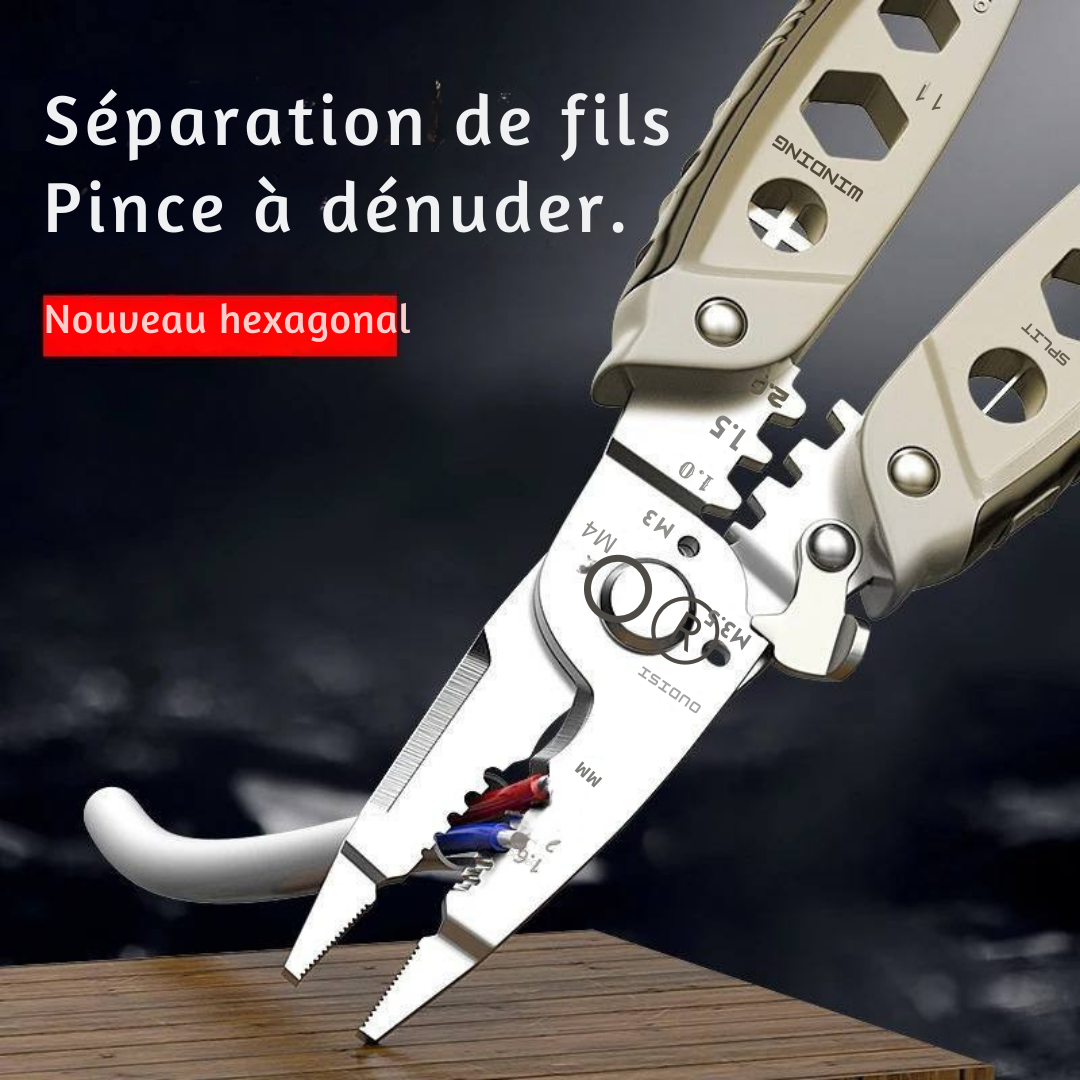 Pince À Dénuder À Fil Tranchant Multifonctionnelle