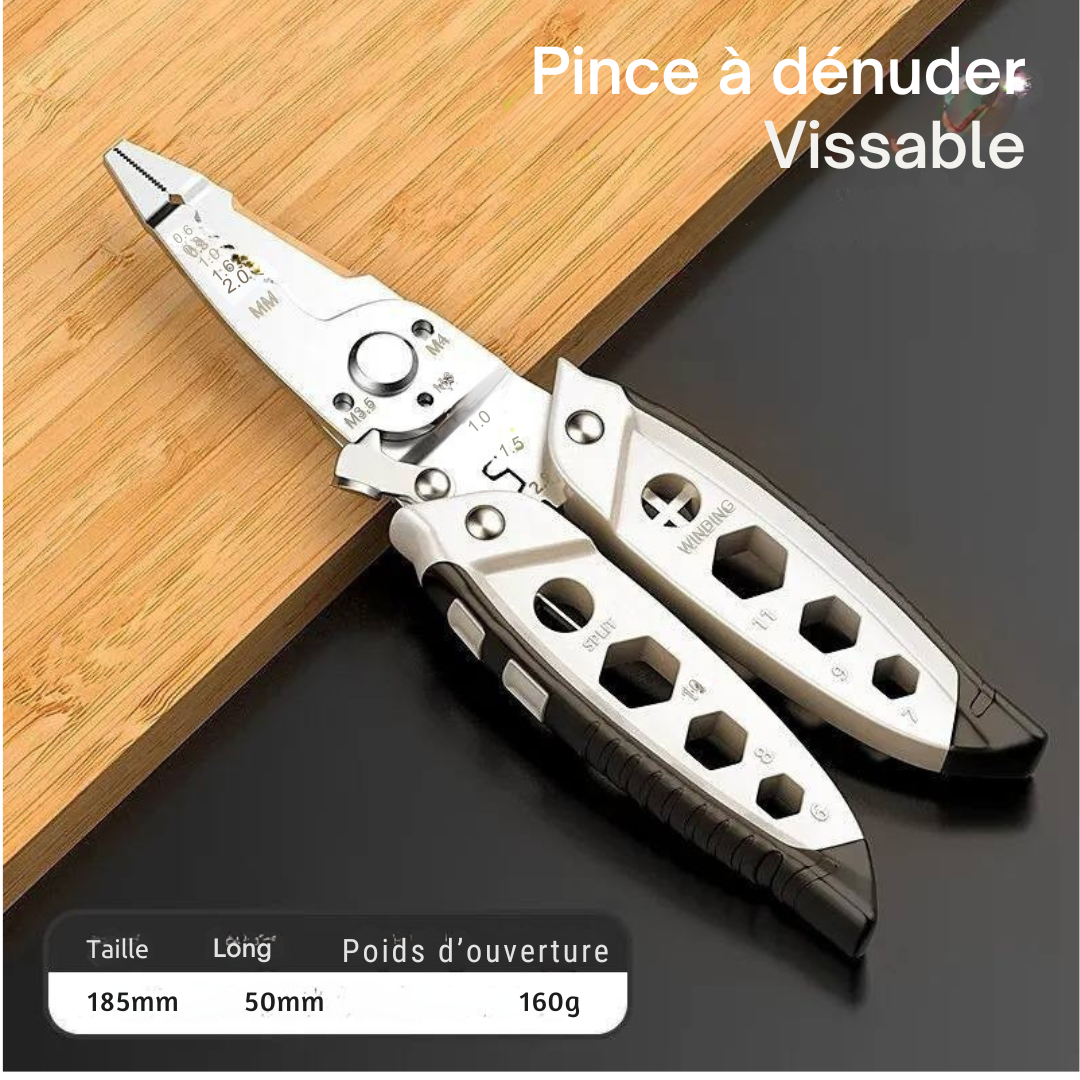 Pince À Dénuder À Fil Tranchant Multifonctionnelle