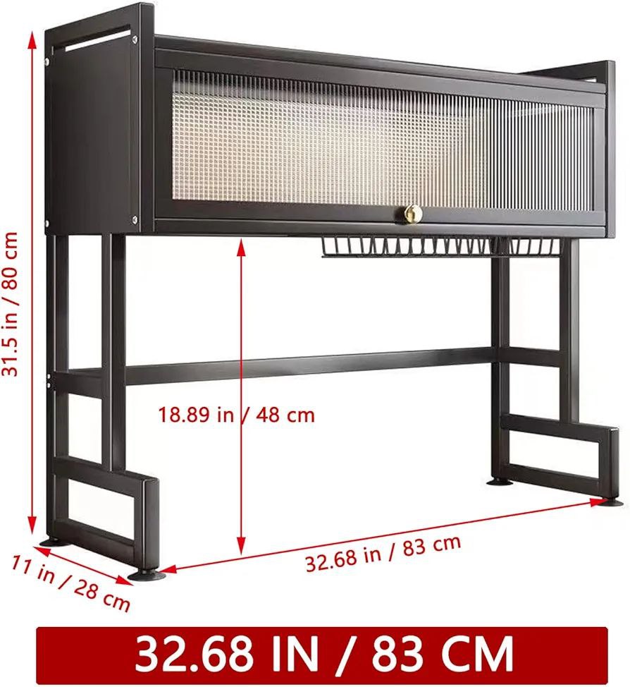 Égouttoir à Vaisselle à 2 Niveaux avec Couvercle