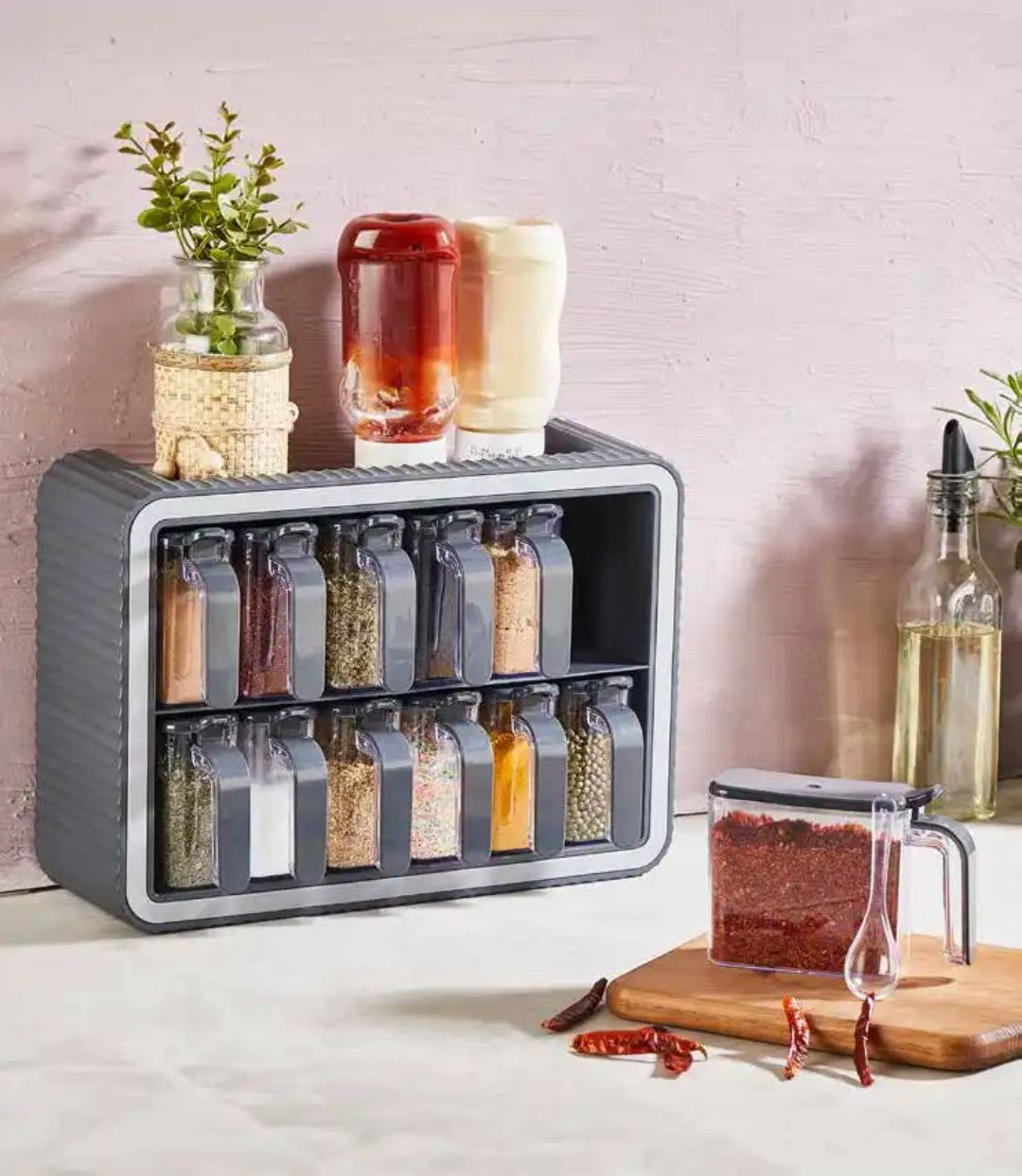CrystalStack Organisateur Épices Premium