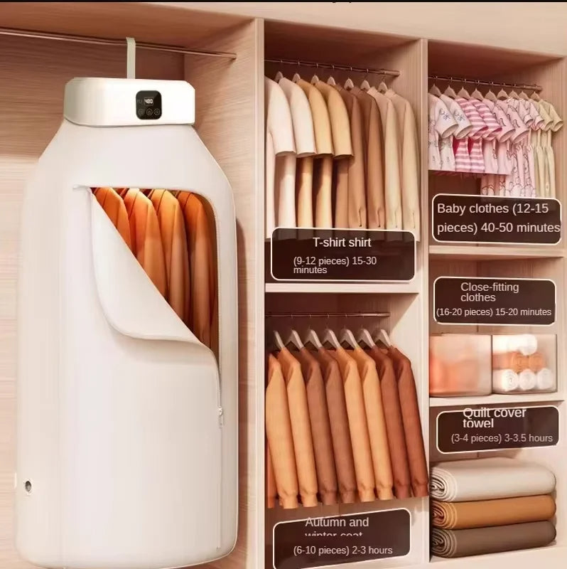 1 pièce Sèche-linge portable avec télécommande